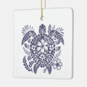 フローラ海救亀 セラミックオーナメント (左)