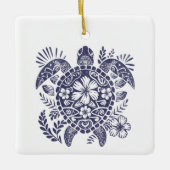 フローラ海救亀 セラミックオーナメント (正面)