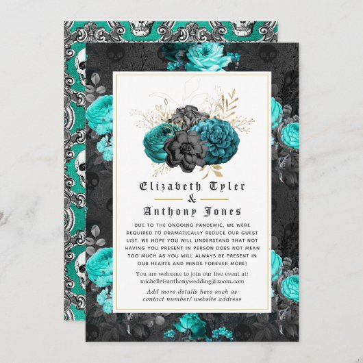 フローラ減ら結婚のゲスト一覧 案内状 (正面/裏面)