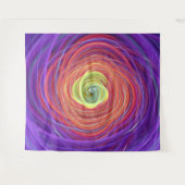 フローラ渦 タペストリー (正面(横))