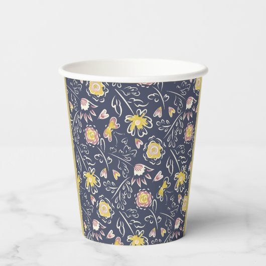 フローラ渦 紙コップ (裏面)