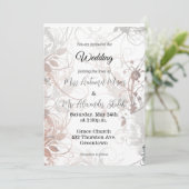 フローラ渦 – 結婚式招待状 招待状 (スタンド正面)