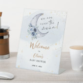 フローラ満月の赤ちゃんシャワーへようこそ 台座サイン (インサイチュ)