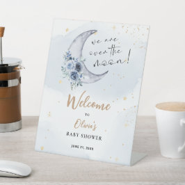 フローラ満月の赤ちゃんシャワーへようこそ 台座サイン