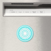 フローラ溝磁石、ターコイズ マグネット (インサイチュ (食洗機))