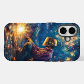 フローラ溶接機抽象芸術溶接鮮やか術 Case-Mate iPhoneケース (裏面 (横))