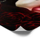 フローラ濃厚なゴシックスカルドリンクのメニューの看板 ポスター (角)