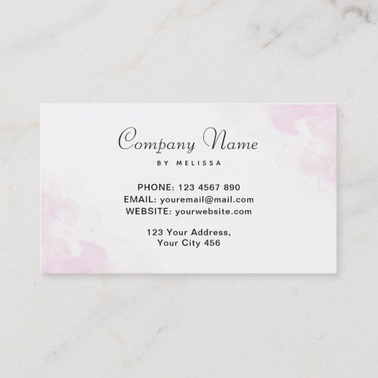 フローラ灯 名刺 (裏面)