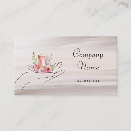 フローラ灯 名刺 (正面)