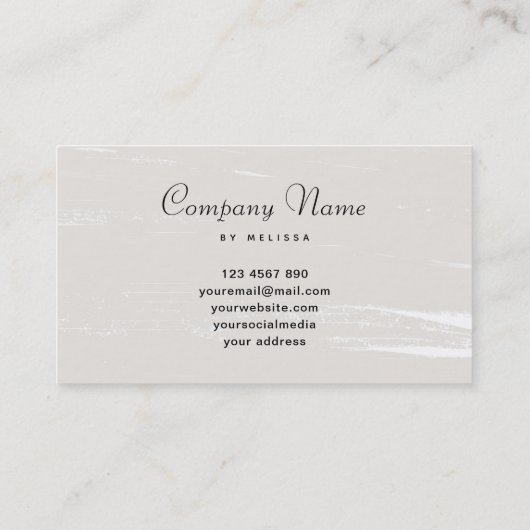 フローラ灯 名刺 (裏面)