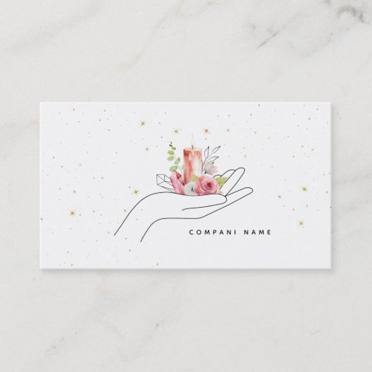 フローラ灯 名刺 (正面)