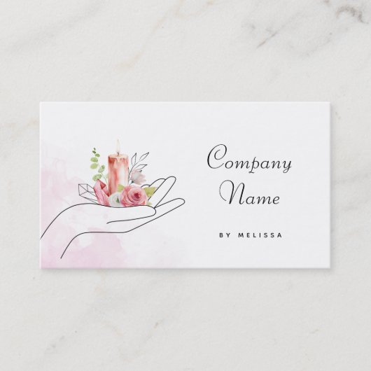 フローラ灯 名刺 (正面)