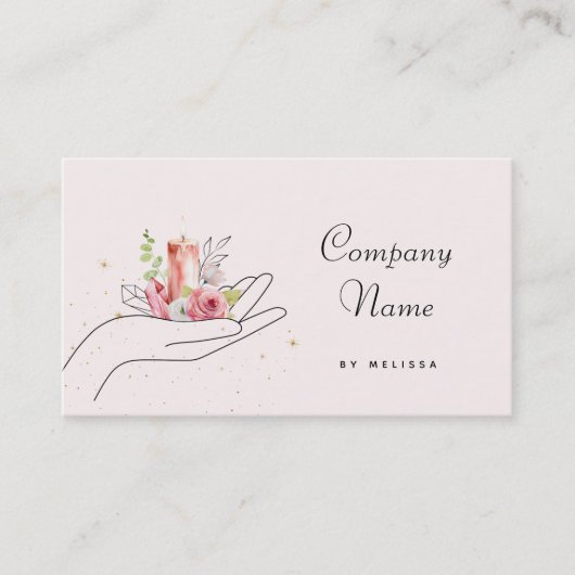 フローラ灯 名刺 (正面)