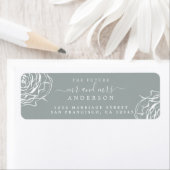 フローラ灰色の未来ミセス結婚ズ差出人住所L ラベル (インサイチュ)