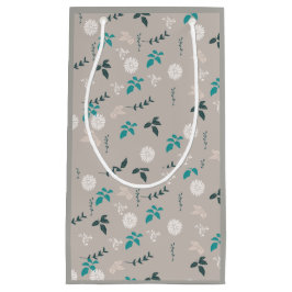 フローラ灰色抱き枕 スモールペーパーバッグ