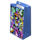 フローラ照合カラフル スモールペーパーバッグ (正面アングル)