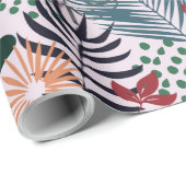 フローラ熱帯型包装紙 ラッピングペーパー (ロールコーナー)