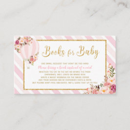 フローラ熱気球で本を持ち込む エンクロージャーカード