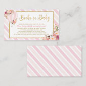 フローラ熱気球で本を持ち込む エンクロージャーカード (正面/裏面)