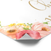 フローラ熱気球の動物の誕生日歓迎 ポスター (角)