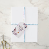 フローラ熱気球旅行ブライダルシャワー ギフトタグ (より糸付き)