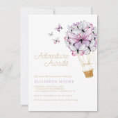 フローラ熱気球蝶 |招待状 招待状 (正面)