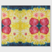 フローラ爆発の抽象絵画関数 ラッピングペーパー (フラット)