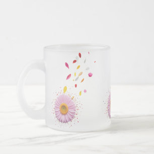 フローラ爆発コンボマグカップ – 15 oz** フロストグラスマグカップ