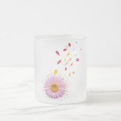 フローラ爆発コンボマグカップ – 15 oz** フロストグラスマグカップ (中央)