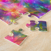 フローラ爆発抽象芸術 ジグソーパズル (側面)