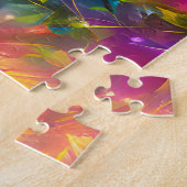 フローラ爆発抽象芸術 ジグソーパズル (側面)