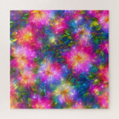 フローラ爆発抽象芸術 ジグソーパズル (横)