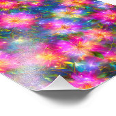 フローラ爆発抽象芸術 フォトプリント            (角)