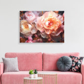 フローラ爆発 キャンバスプリント (インサイチュ (リビング))