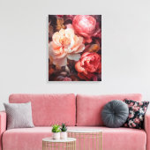 フローラ爆発 キャンバスプリント (インサイチュ (リビング))