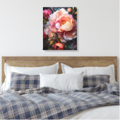 フローラ爆発 キャンバスプリント (インサイチュ (寝室))