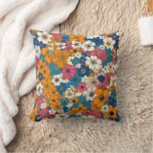 フローラ爆発 クッション (ブランケット)