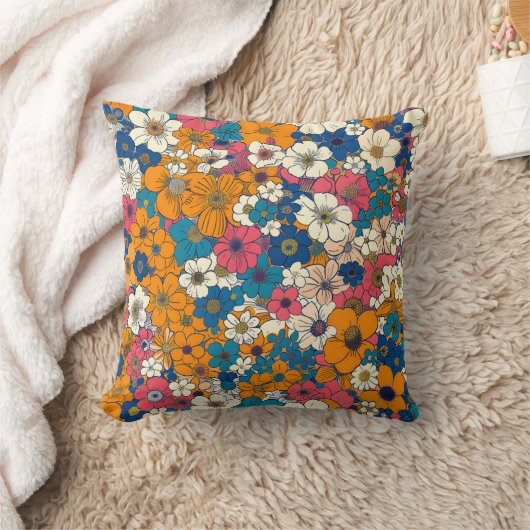 フローラ爆発 クッション (ブランケット)
