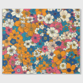 フローラ爆発 ラッピングペーパー (フラット)