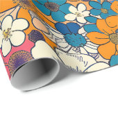 フローラ爆発 ラッピングペーパー (ロールコーナー)