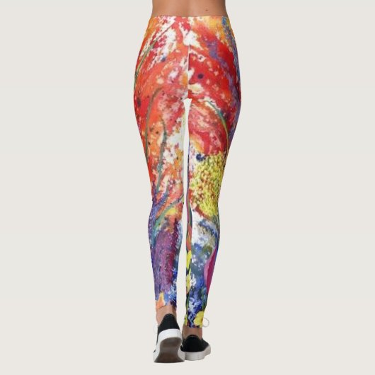 フローラ爆発 レギンス (裏面)