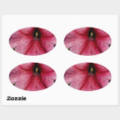 フローラ爆発 楕円形シール (シート)