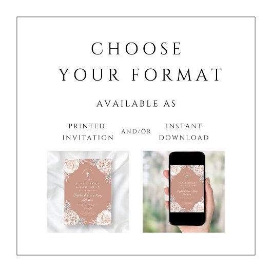 フローラ牡丹が宗教聖餐式を行う 招待状