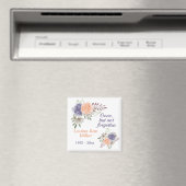 フローラ牡丹の記念碑は消え忘れた マグネット (インサイチュ (食洗機))