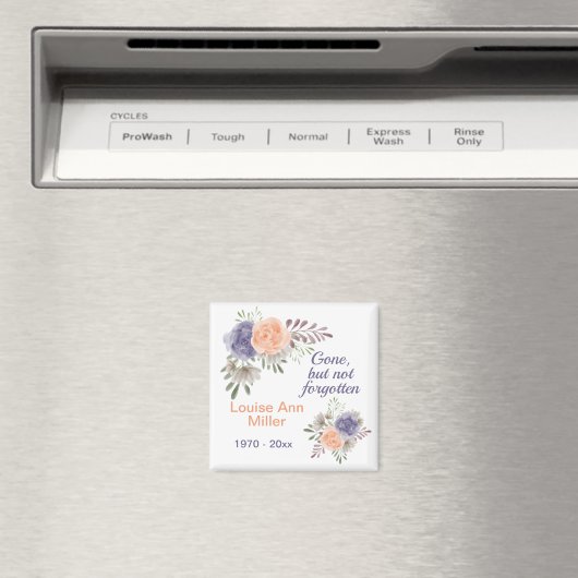 フローラ牡丹の記念碑は消え忘れた マグネット (インサイチュ (食洗機))