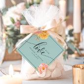 フローラ牡丹バラと愛結婚の フェイバータグ