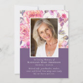 フローラ牡丹記念事業 招待状 (正面)