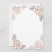 フローラ牡丹金ゴールドクロスガール宗教洗礼 招待状 (裏面)