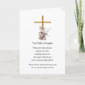 フローラ牧師の評価サンキューカード サンキューカード (正面)