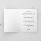 フローラ牧師の評価サンキューカード サンキューカード (内部)